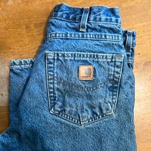 Men’s Flannel Lined Carhartt Jeans 32x30